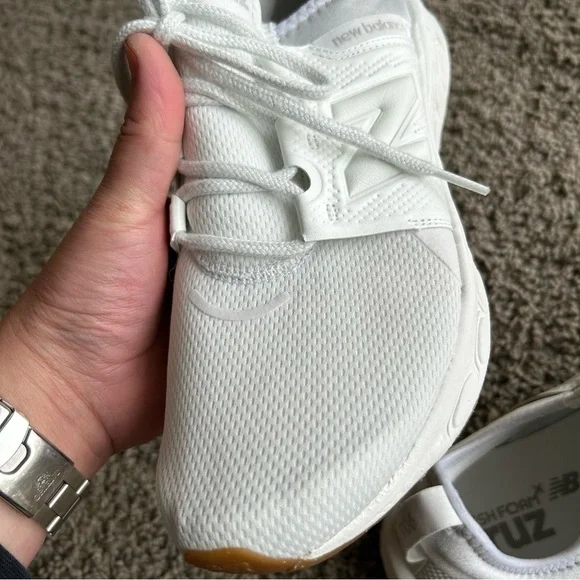 New Balance Fresh Foam X Cruz V3 White Women's 11.5D/Men’s 10D Gym Shoes - Picture 11 of 16